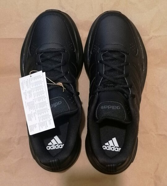 Adidas Sportswear, piele naturala,adibouncy,negri,42,noi,nepurtati!